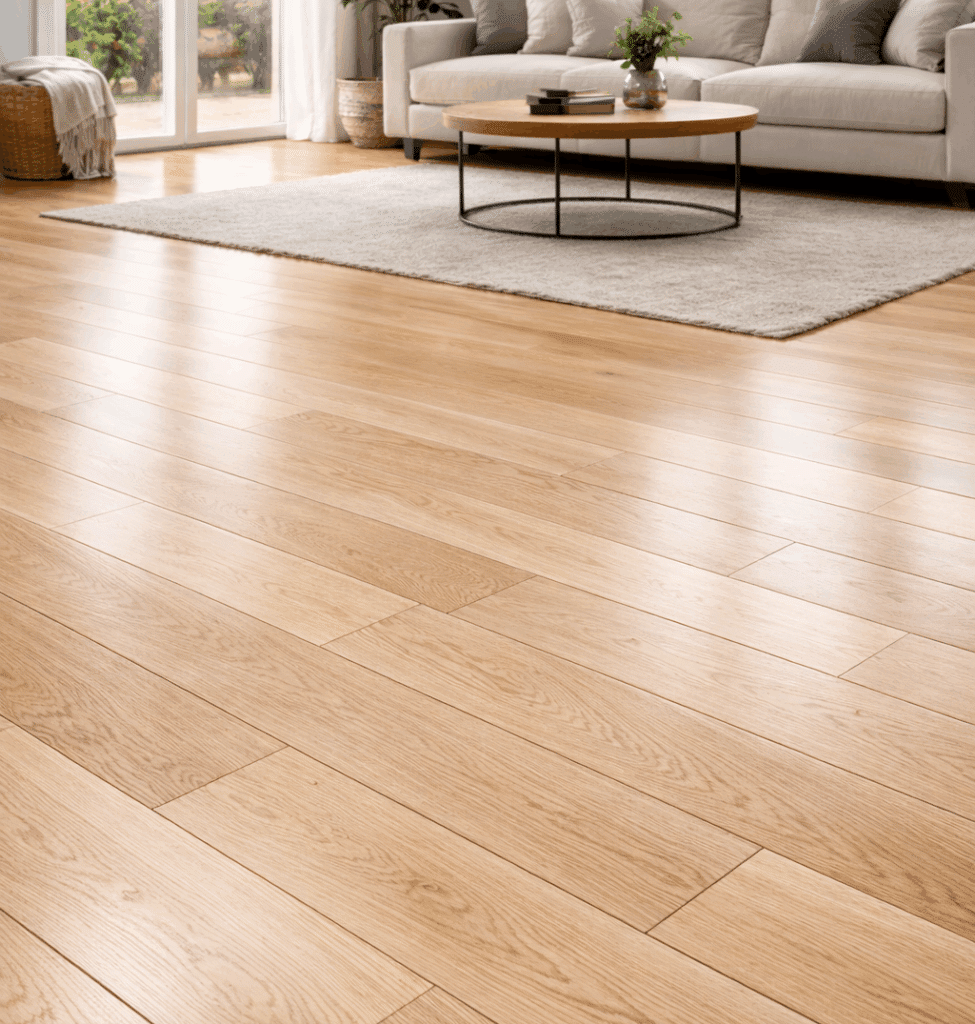 Sæbebehandlet trægulv